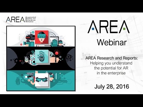 AREA Webinar | AREA Studies, Surveys and Technical Reports