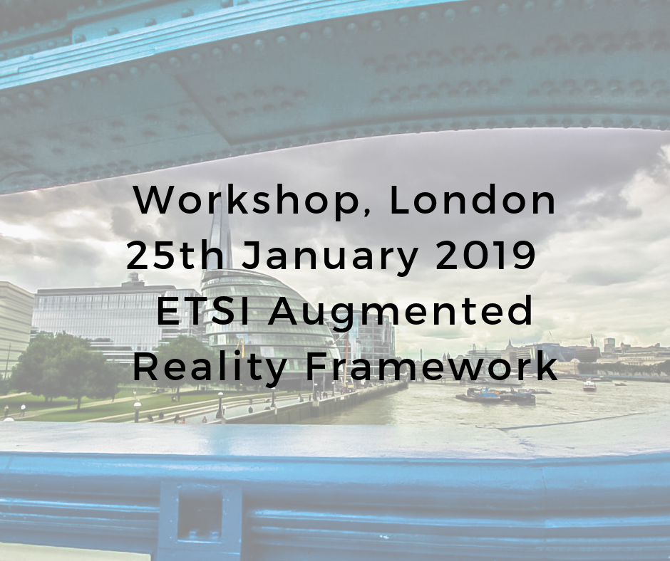 ETSI Augmented Reality Framework Workshop