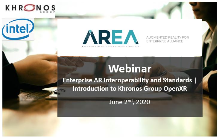 AREA Interoperability & Standards Webinar | Introduction to Khronos Group OpenXR